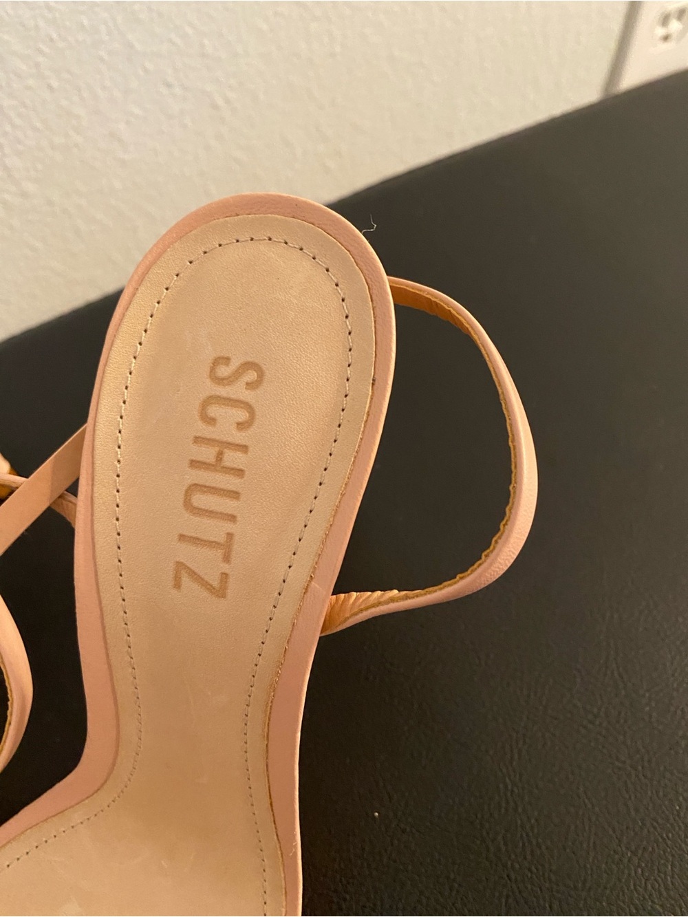 SCHUTZ Blush Strappy High Heel Sandals NWOT - Picture 5 of 13